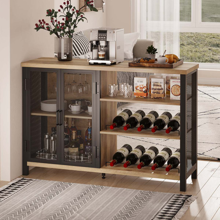 Bar deals shelf cabinet